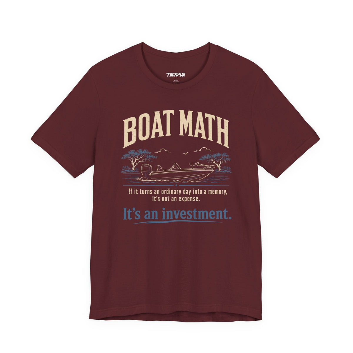 Boat Math — Unisex Cotton Tee