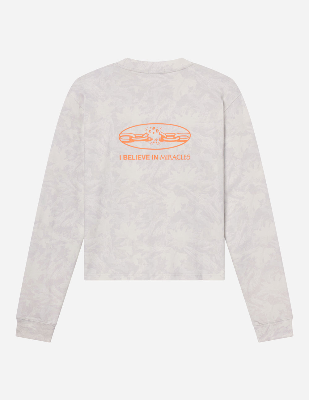 I Believe in Miracles Camo LS Heavyweight Tee