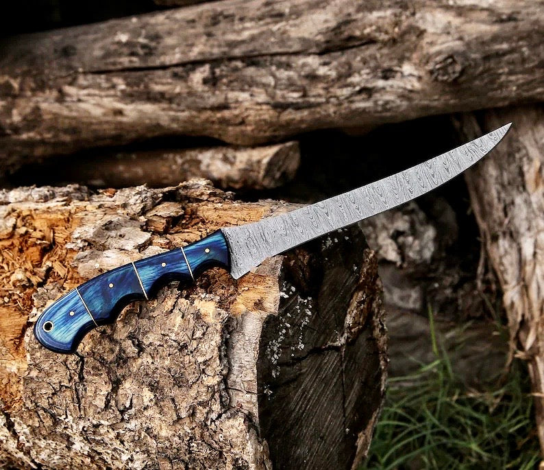 Handmade Knives with Belt Sheath – Rasp Steel Hunting Knife