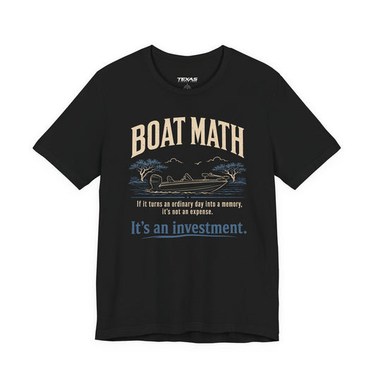 Boat Math — Unisex Cotton Tee