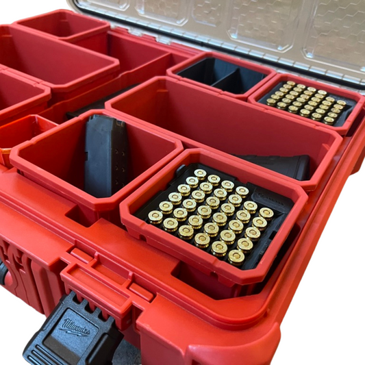 Ammo Inserts for Milwaukee PACKOUT Deep Compartment Organizers | THE ORIGINAL PACKOUT RANGER